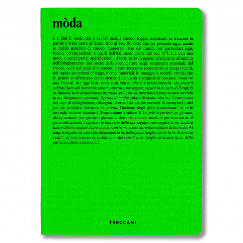 Quaderno Fluo Moda - verde