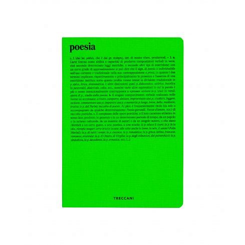 Quaderno Fluo Poesia - verde