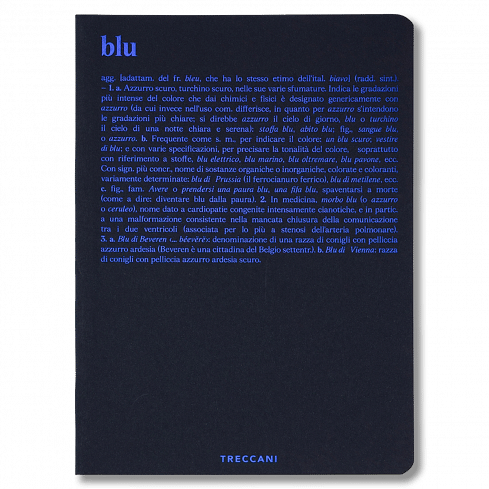 Quaderno a righe Linea Colori - blu
